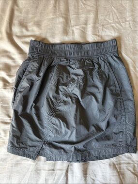 lululemon athletica black nylon mini skirt